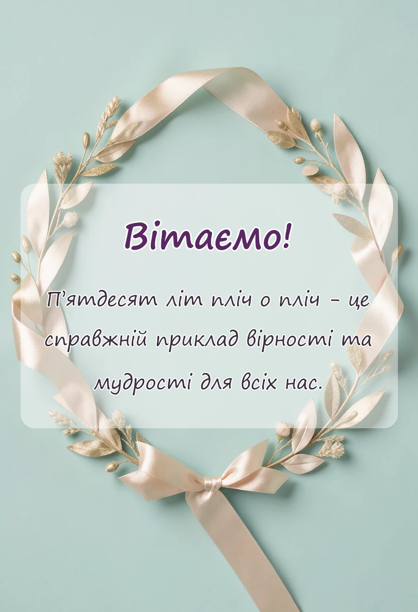 листівка з побажанням - картинки з золотим весіллям