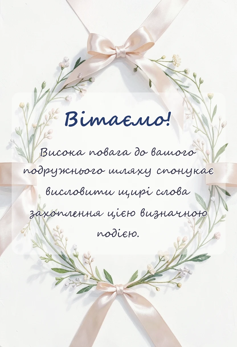 красива листівка: привітання з золотим весіллям у прозі