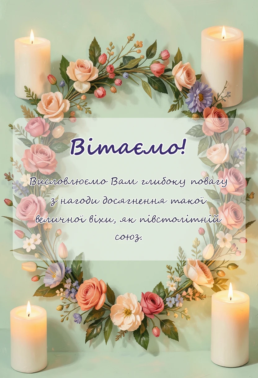 святкова картинка: картинки з золотим весіллям