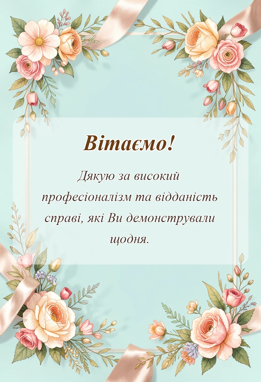 святкова картинка: привітання з останнім робочим днем