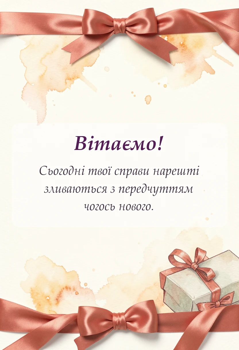 унікальна листівка - привітання з останнім робочим днем