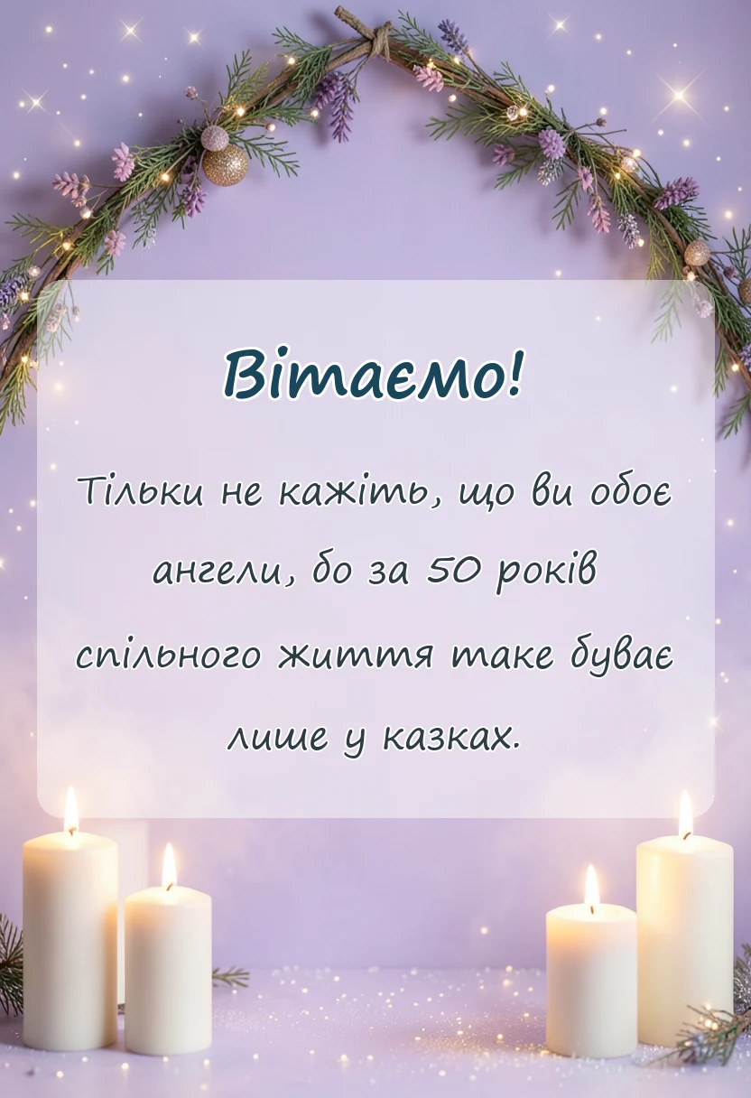 вітальна листівка - картинки з золотим весіллям