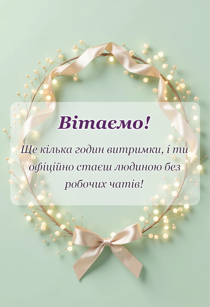 красива листівка: картинки з останнім робочим днем