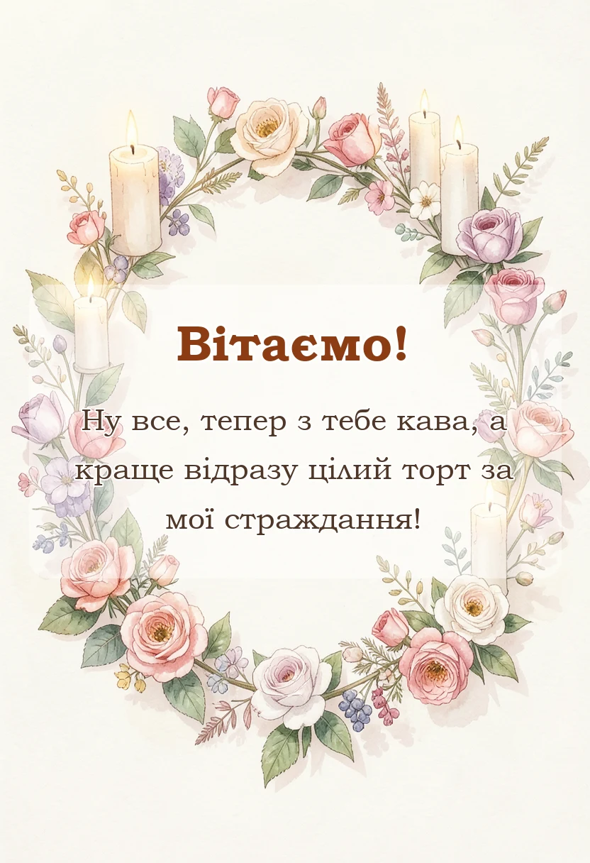 святкова картинка: відповідь на подяку за допомогу