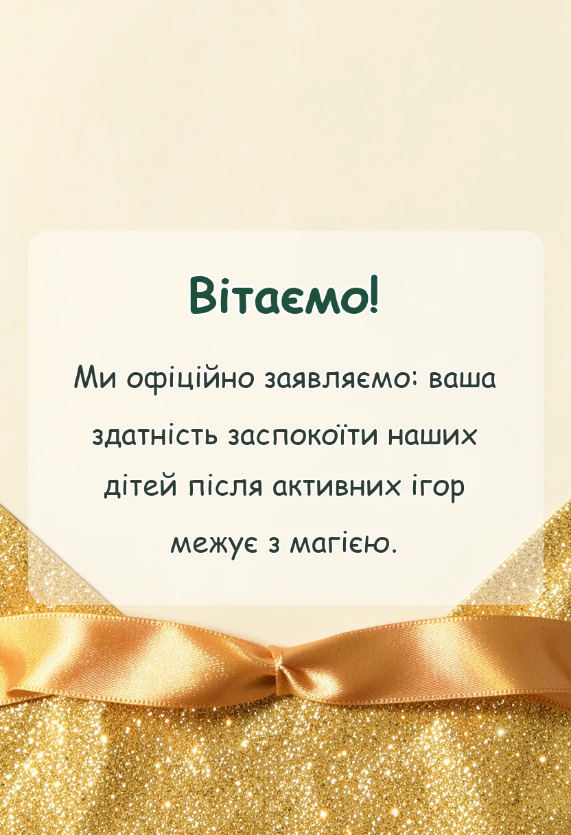унікальна листівка - подяка садочку від батьків своїми словами