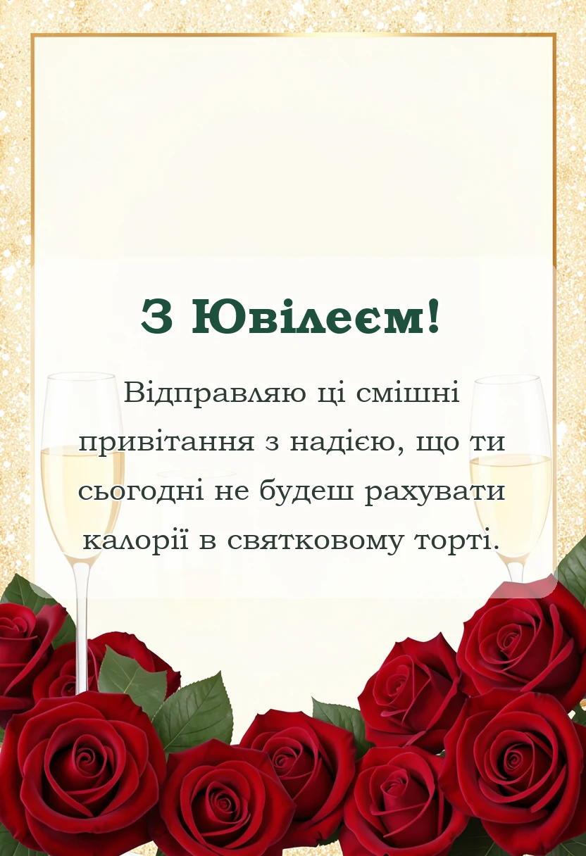 святкова картинка: привітання з ювілеєм картинки
