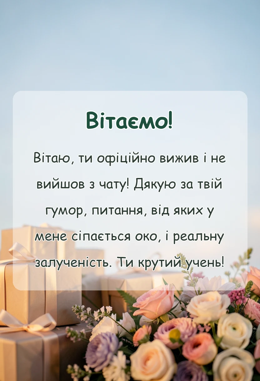красива листівка: текст подяки учню