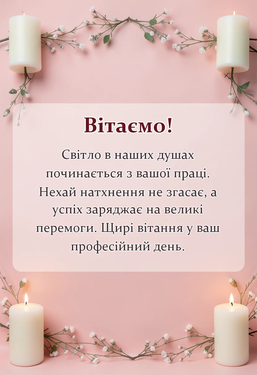 красива листівка: привітання з днем енергетика в картинках