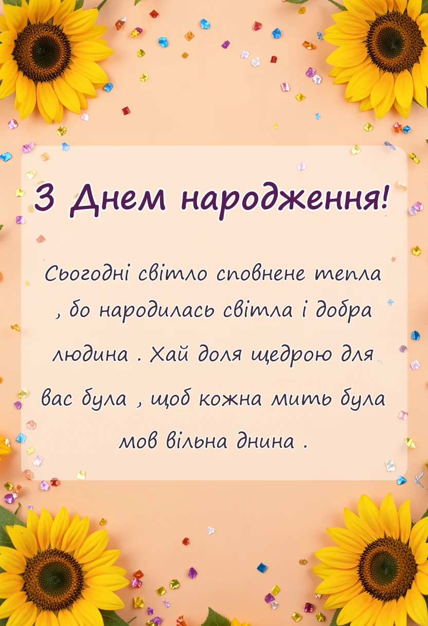 святкова картинка: круті привітання з днем народження