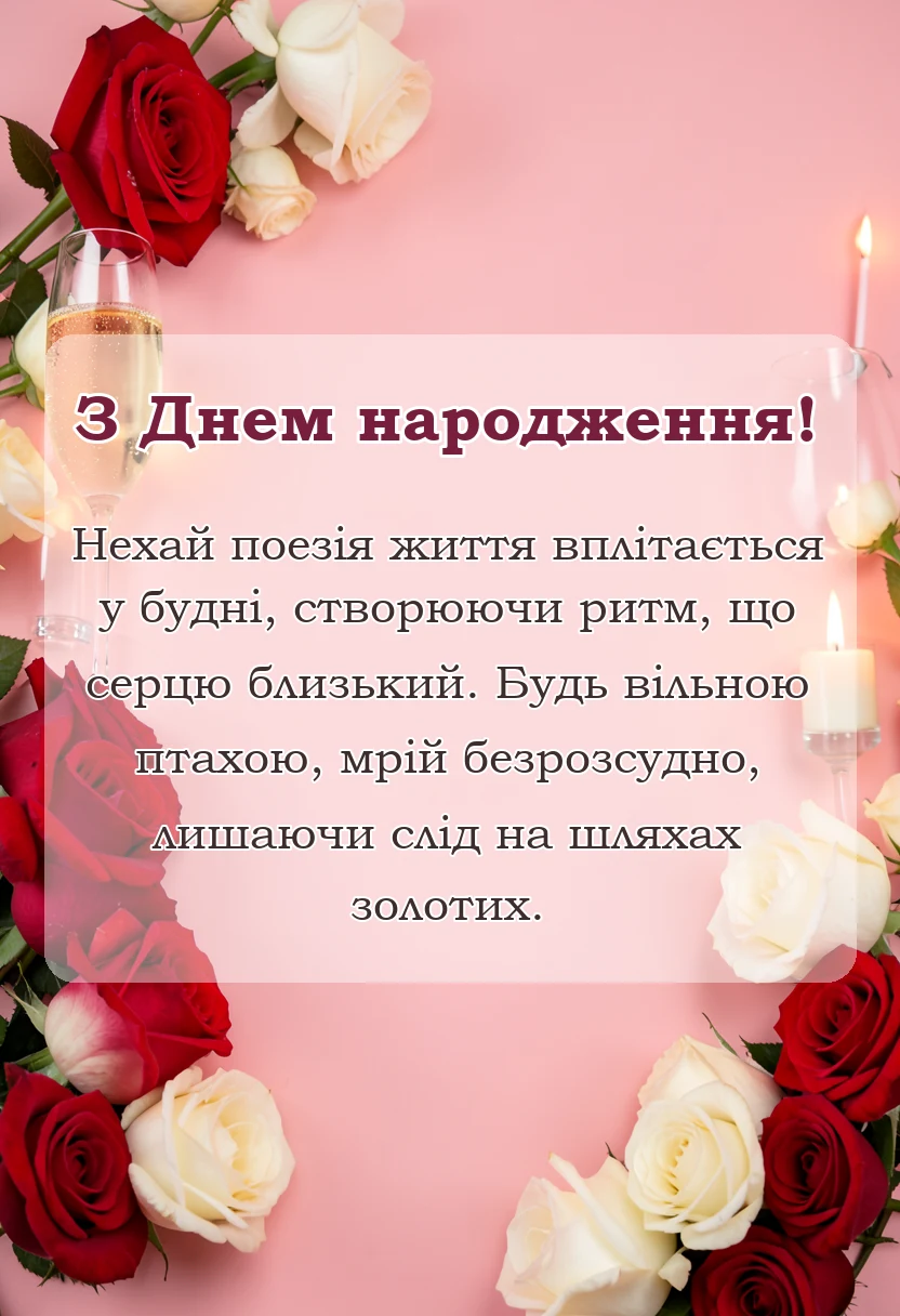 унікальна листівка - нестандартні привітання з днем народження