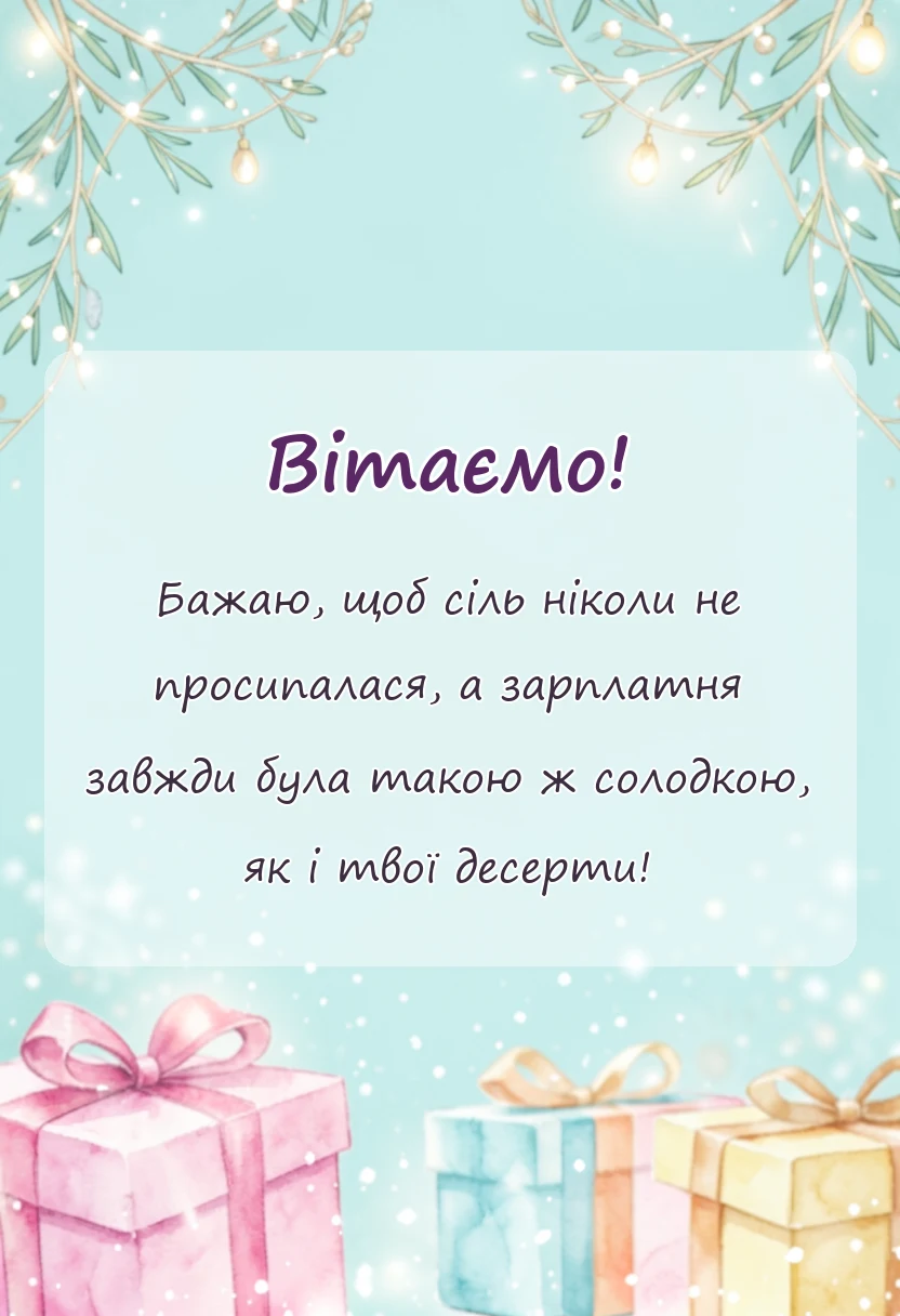 святкова картинка: смішні привітання з днем кухаря