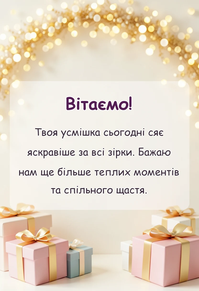 красива листівка: привітання з днем валентина жінці своїми словами