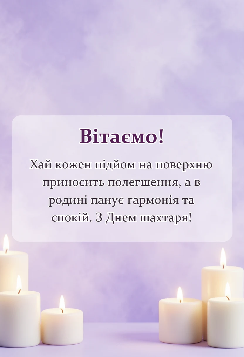 вітальна листівка - з днем шахтаря картинки