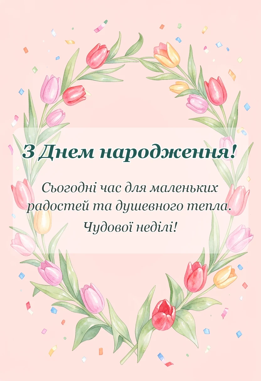 унікальна листівка - гарного недільного дня картинки