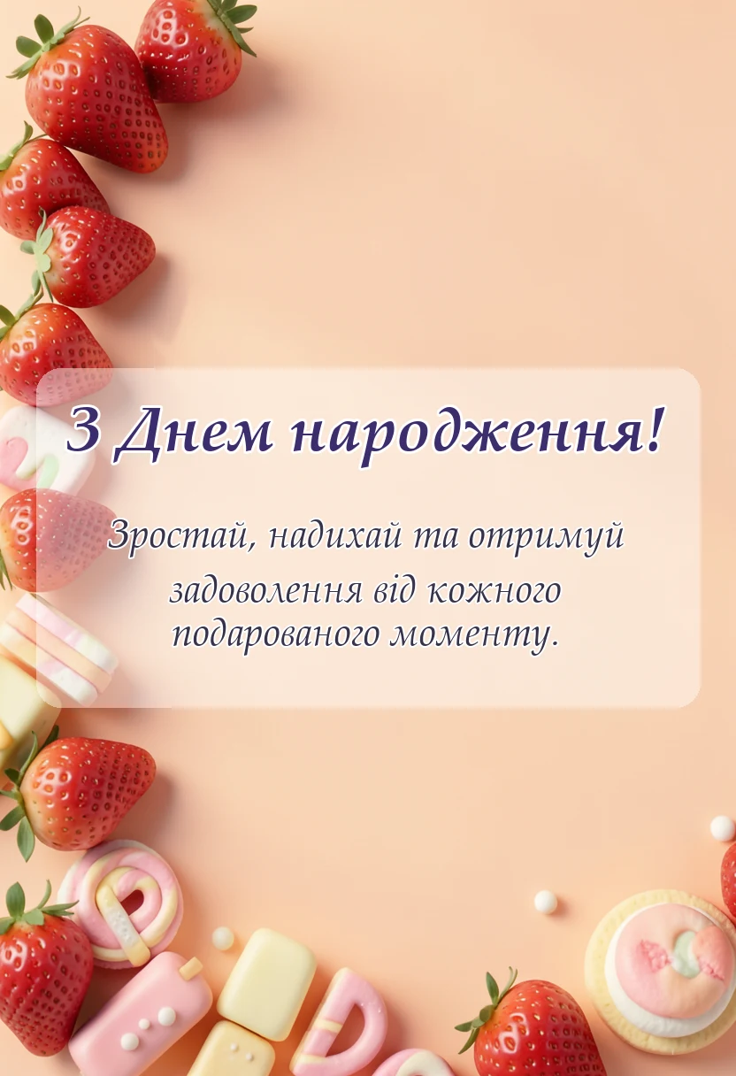 красива листівка: круті привітання з днем народження