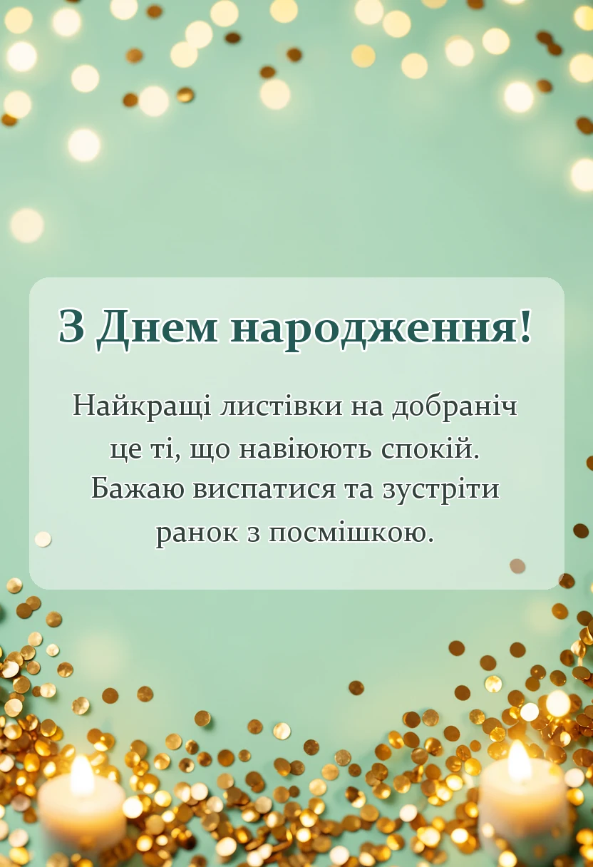 вітальна листівка - на добраніч картинки нові