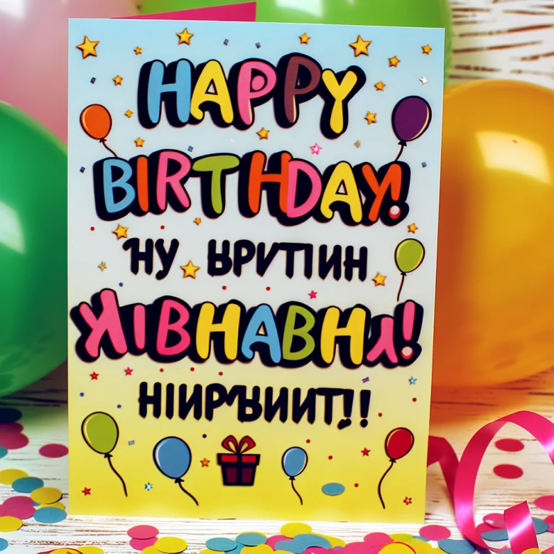 Яскраве привітання з днем народження українською мовою